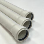 Труба канализационная бесшумная белая 110 мм Sinikon