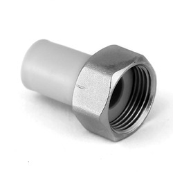 Переходник пластм. с накидной гайкой HEISSKRAFT