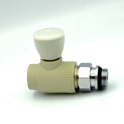 Вентиль полипропиленовый радиаторный прямой РН HEISSKRAFT