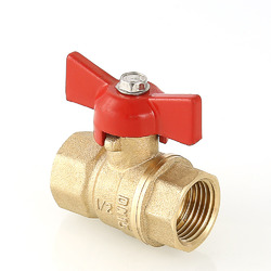 Кран шаровой водяной РВ/РВ VALTEC СТАНДАРТ бабочка (VT.122.G)