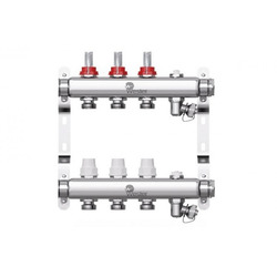 Коллектор НЕРЖ Wester W902 1-3/4 в сборе с расходомерами