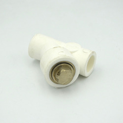 Фильтр сетчатый пластиковый PP-R белый РосТурПласт