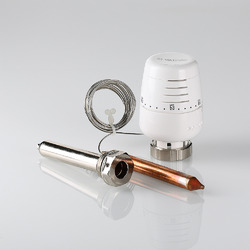 Термоголовка с погружным датчиком (20-60°С) 2м. VALTEC