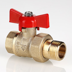 Кран шаровой водяной с "амер." VALTEC СТАНДАРТ (VT.127.GN)