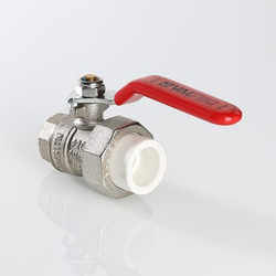 Кран шаровой латунный с переходом на полипропиленовую трубу VALTEC (VTp.742.0)