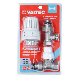 Комплект терморегулируюшего оборудования для радиатора прямой (VT.046.N)